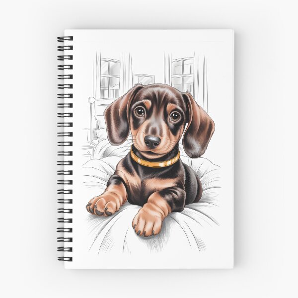 Item preview, Cute Dogs- The Dachshund in the Bedroom designed and sold by Museum Of Non-Existing Art.