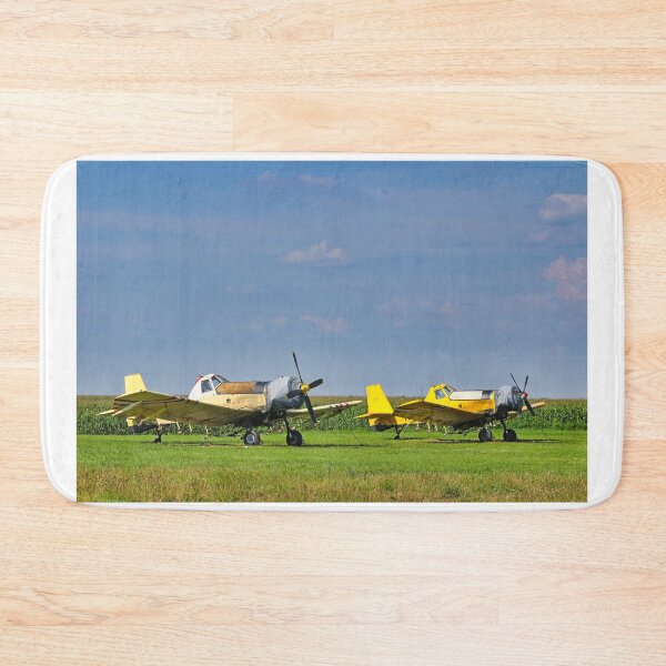 Item preview, Two agricultural airplanes used as crop duster on airfield designed and sold by goceris.