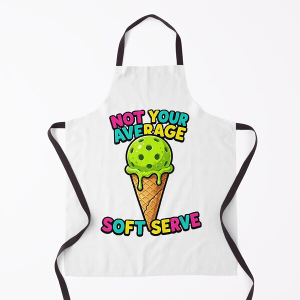 Item preview, Funny Pickleball Soft Serve Ice Cream Parody designed and sold by Hooi-Boon-Sin.