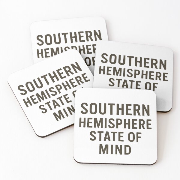 Item preview, Southern Hemisphere State of Mind – Australian Lifestyle Quote designed and sold by SVALANART.