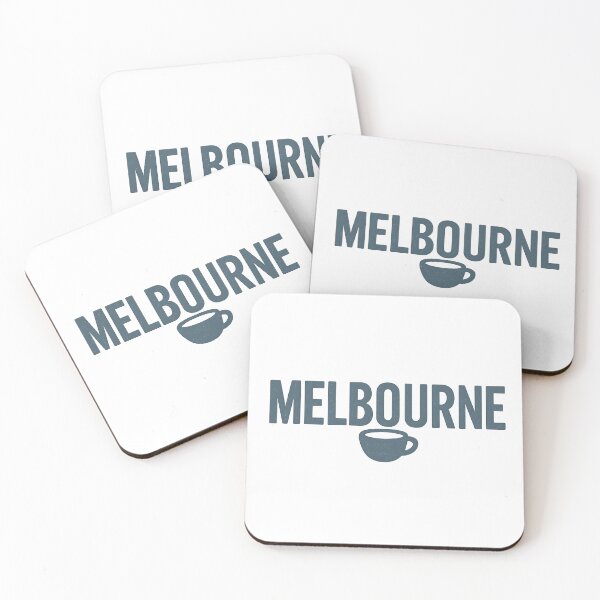 Item preview, Melbourne Coffee – Australian Café Culture Typography Design designed and sold by SVALANART.