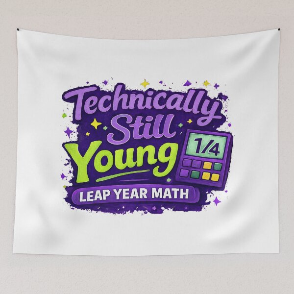 Item preview, Technically Still Young - Leap Year Math Calculator designed and sold by Leap29 Designs.