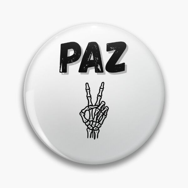 Item preview, PAZ 2026: Paz, Amor y Rock’n’Roll Óseo PAZ Skeleton Peace – Mano de Huesos por la Paz y Buenas Vibras designed and sold by Like it.