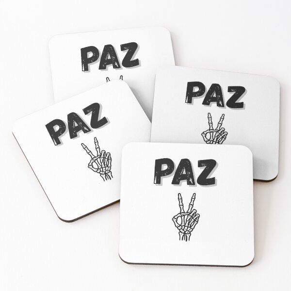 Item preview, PAZ 2026: Paz, Amor y Rock’n’Roll Óseo PAZ Skeleton Peace – Mano de Huesos por la Paz y Buenas Vibras designed and sold by Like it.