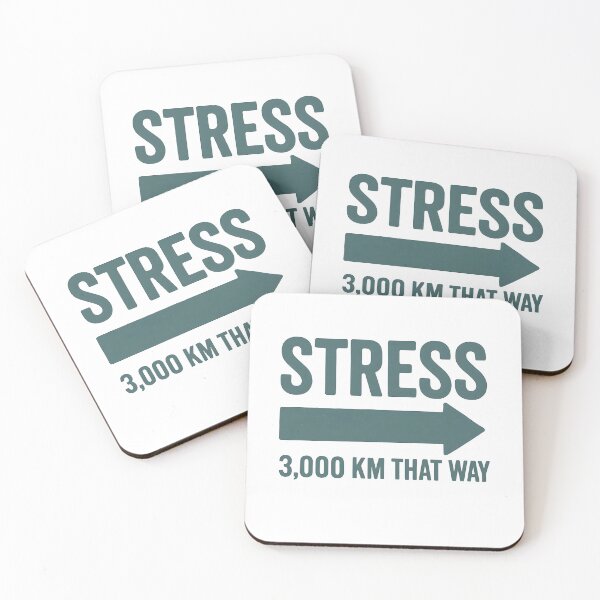 Item preview, Stress 3,000 km That Way – Funny Australian Distance Quote designed and sold by SVALANART.