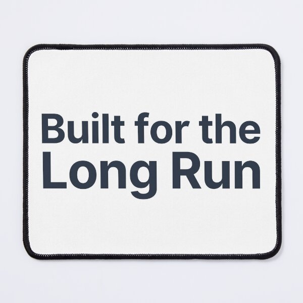 Item preview, Built for the Long Run Minimalist Typography Design designed and sold by cybercanvasmuse.