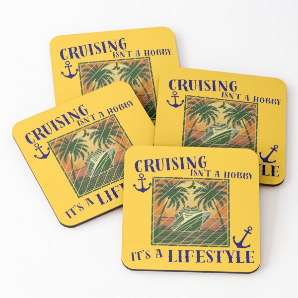 Item preview, Cruising Is A Lifestyle Cruise Vacation Theme designed and sold by CamilasPrints.