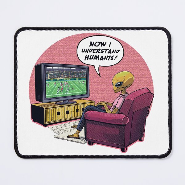 Item preview, Alien Watching the World Cup designed and sold by Yumec.