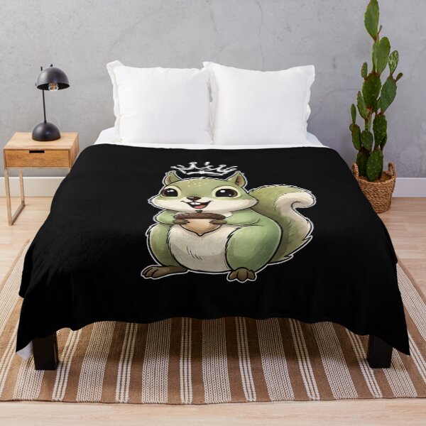 Item preview, Cute Squirrel King – Adorable Woodland Animal with Crown designed and sold by YYoYY.