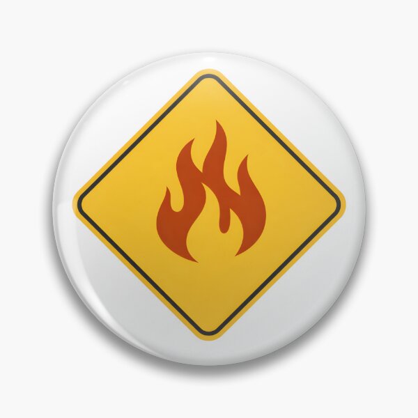 Item preview, Australian Bushfire Symbol – Fire Warning Minimal Design designed and sold by SVALANART.