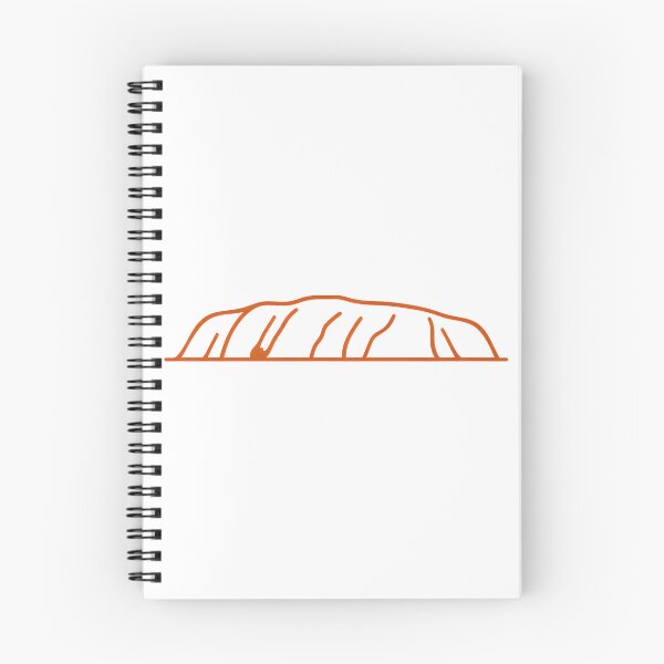 Item preview, Uluru Minimal Line Art – Australia Landmark Design designed and sold by SVALANART.