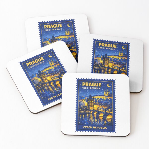 Item preview, Prague Vintage Stamp designed and sold by Wanderstamp.