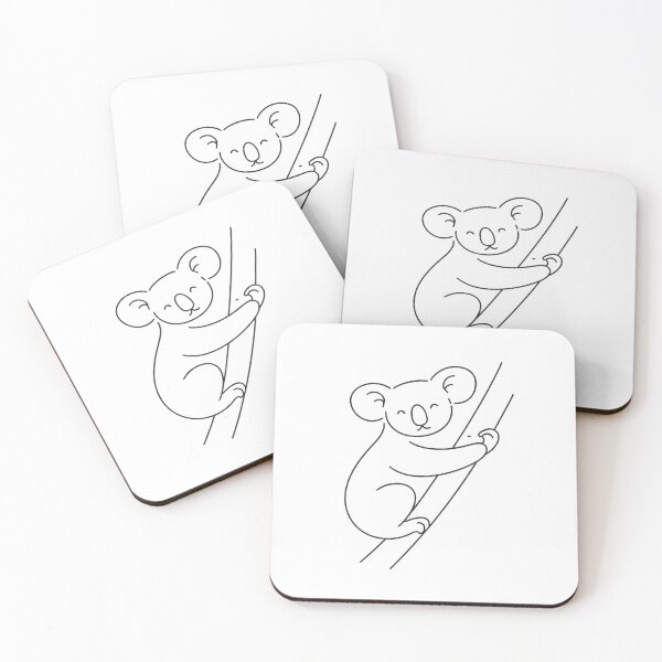 Item preview, Australia Koala – Minimal Line Art Wildlife Design designed and sold by SVALANART.