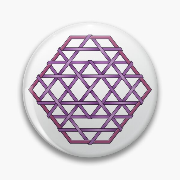 Item preview, The Three Yantra Weave Violet designed and sold by palmprints.