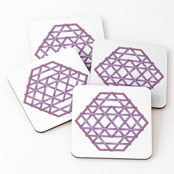 Item preview, The Three Yantra Weave Violet designed and sold by palmprints.