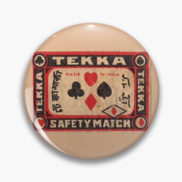 Item preview, Vintage Indian Matchbox Label Design – Tekka Matches designed and sold by Glitterblix.