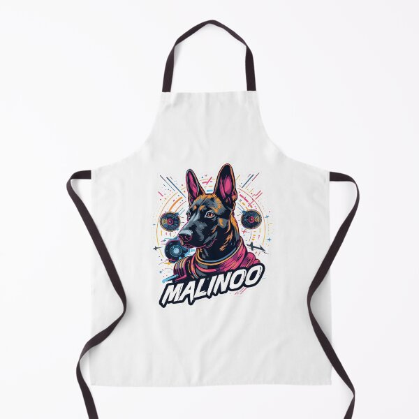 Item preview, Malinois Rave – Electronic Music Dog designed and sold by Beats & Barks.