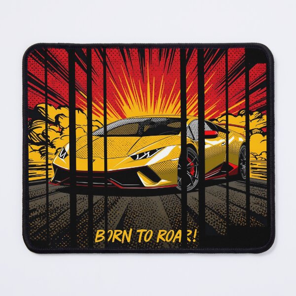 Item preview, Lamborghin Huracá EVO, 60s comic energy Born to Roar 6 designed and sold by Neon G.