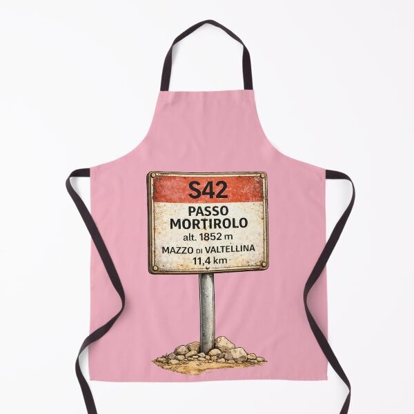 Item preview, Copy of Passo Pordoi sign (2239 m) – Veneto Strade | Comic Alpine Pass designed and sold by malero-design.