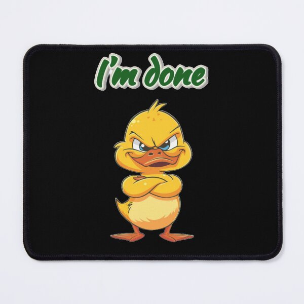 Item preview, Sassy Duck Reactions – I’m Done - Funny Duck Attitude Sticker designed and sold by MiraLumeStudio.