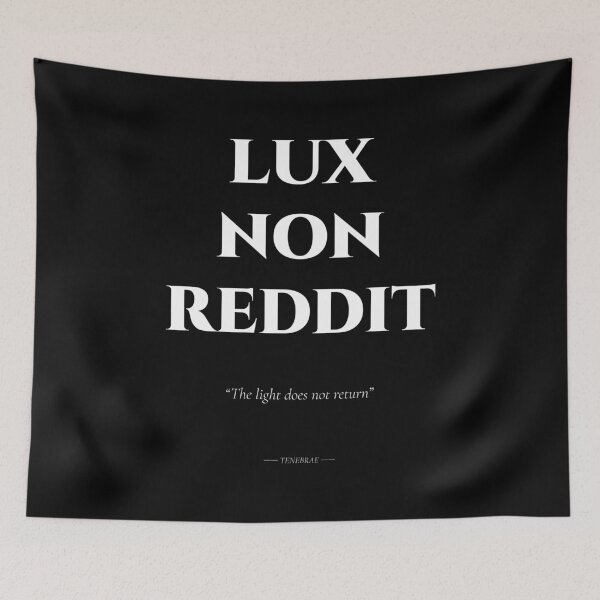 Item preview, Lux Non Reddit – Latin Quote on Lost Light designed and sold by BrushRushX.