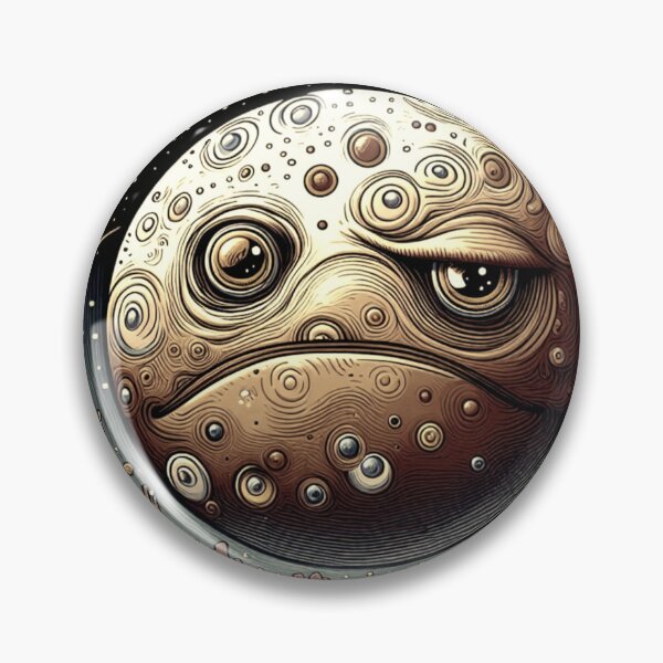 Item preview, Cosmic Discontent: The Grumpy Sentient Moon designed and sold by daweave77.