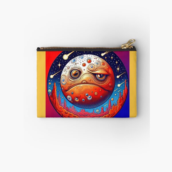 Item preview, Cosmic Discontent: The Grumpy Sentient Moon designed and sold by daweave77.