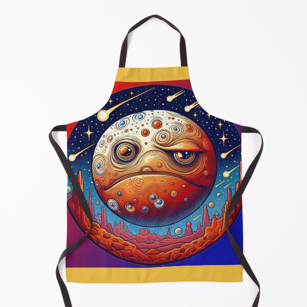 Item preview, Cosmic Discontent: The Grumpy Sentient Moon designed and sold by daweave77.
