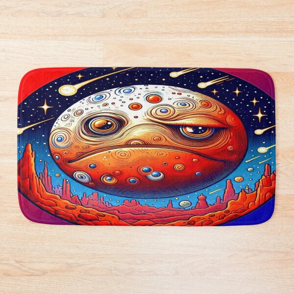 Item preview, Cosmic Discontent: The Grumpy Sentient Moon designed and sold by daweave77.