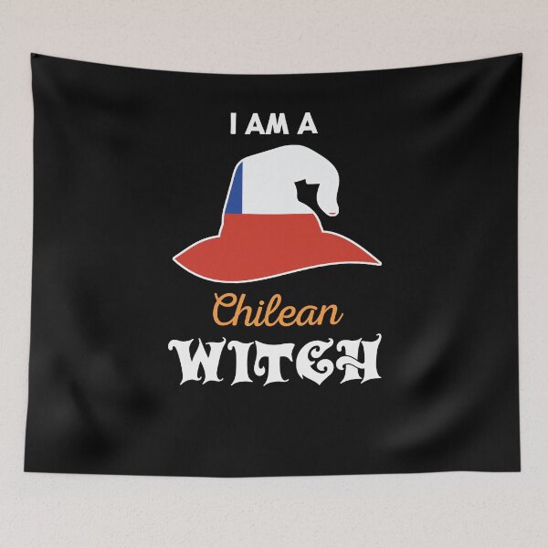 Item preview, Witch Halloween Chilean Flag designed and sold by countryflags.