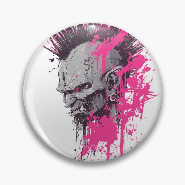 Item preview, Punk head in street art style designed and sold by drizzd.