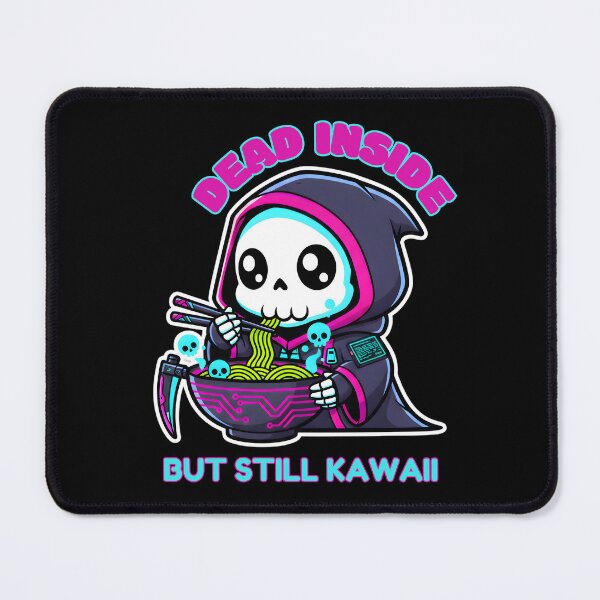Item preview, Sarcastic Chibi Reaper - Cyberpunk Ramen Break & Dark Humor Art designed and sold by Ryanix.