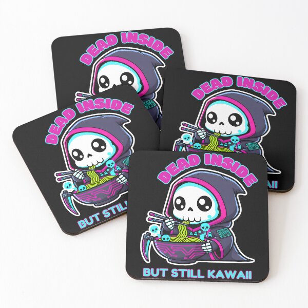 Item preview, Sarcastic Chibi Reaper - Cyberpunk Ramen Break & Dark Humor Art designed and sold by Ryanix.