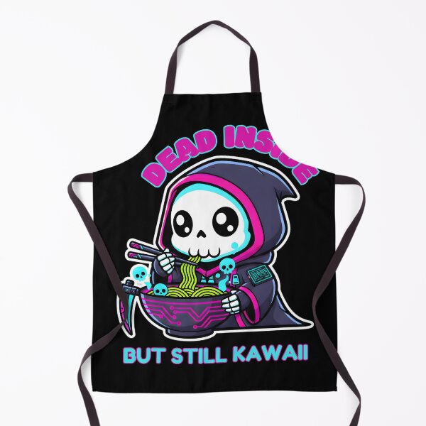 Item preview, Sarcastic Chibi Reaper - Cyberpunk Ramen Break & Dark Humor Art designed and sold by Ryanix.