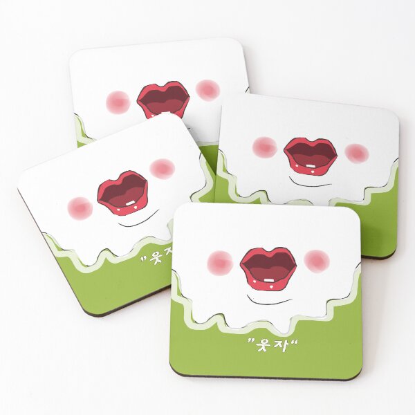 Item preview, 웃자 | Let’s Smile – Korean Word Illustration designed and sold by mejuart.