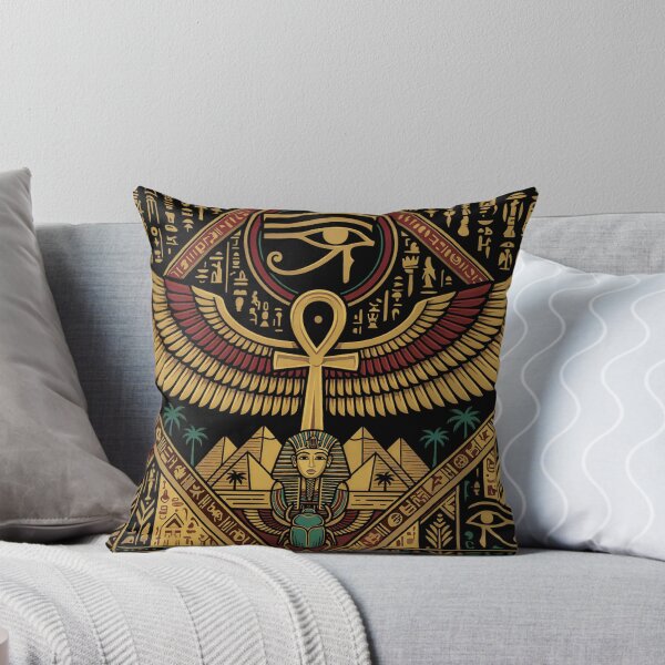 Artikelvorschau, Altägyptische Motive: Ankh-Symbol & Auge des Horus entworfen und verkauft von Blok45.