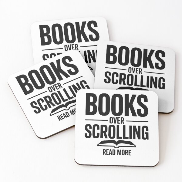 Item preview, Books Over Scrolling Read More designed and sold by MooonTees.