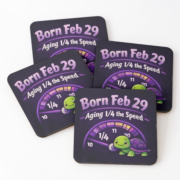 Item preview, Born Feb 19 Aging 1/4 the Speed - Speedometer & Turtle designed and sold by Leap29 Designs.