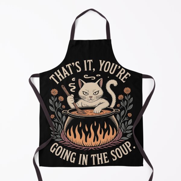 Item preview, That's It You're Going in The Soup Funny Cat Wizard Meme designed and sold by BLZART.