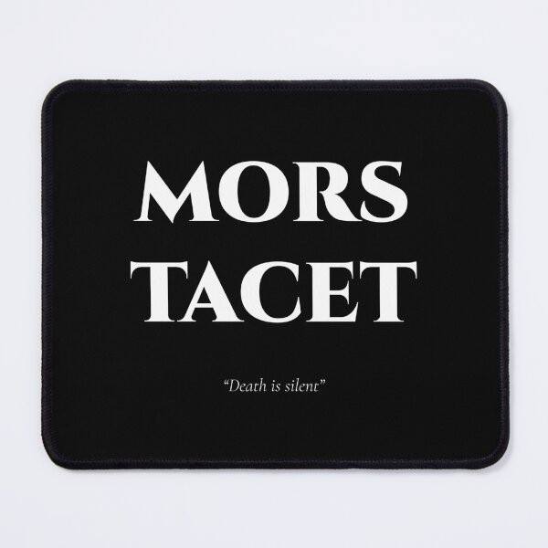 Item preview, Mors Tacet – Latin Quote on Silent Death designed and sold by BrushRushX.