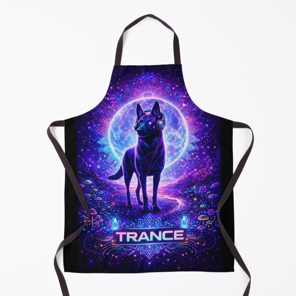Item preview, Malinois Trance – Psychedelic Electronic Dog designed and sold by Beats & Barks.