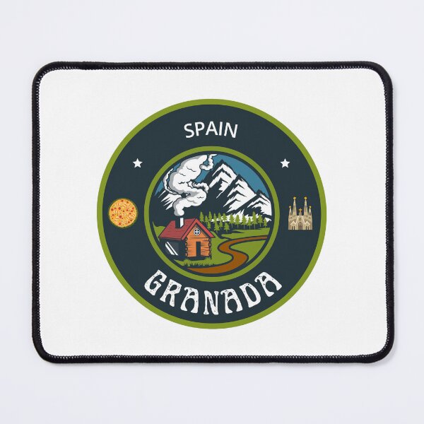 Item preview, Granada Spain | Green Travel Emblem designed and sold by World Designs.