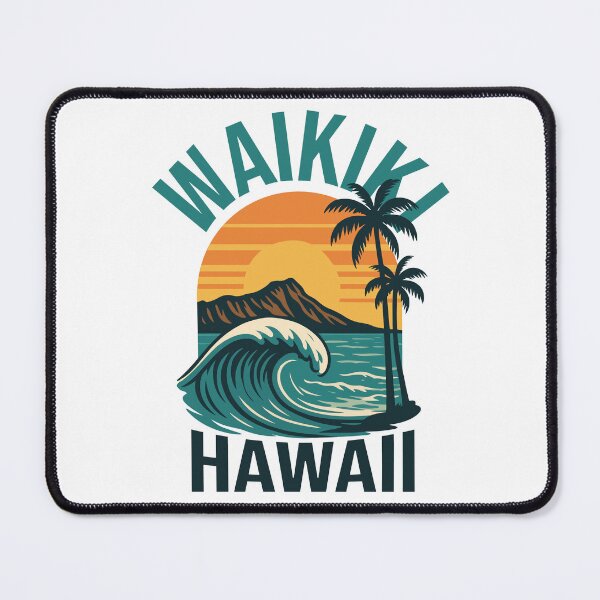 Item preview, Waikiki Hawaii Souvenir Men Beach Surfing Waikiki designed and sold by DSWShirts.