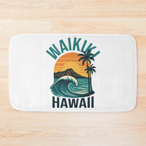 Item preview, Waikiki Hawaii Souvenir Men Beach Surfing Waikiki designed and sold by DSWShirts.