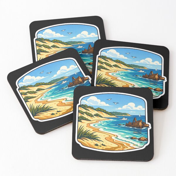 Item preview, Copy of Moreton Island Peaceful Sandy Island Australia designed and sold by DamioPolArt.