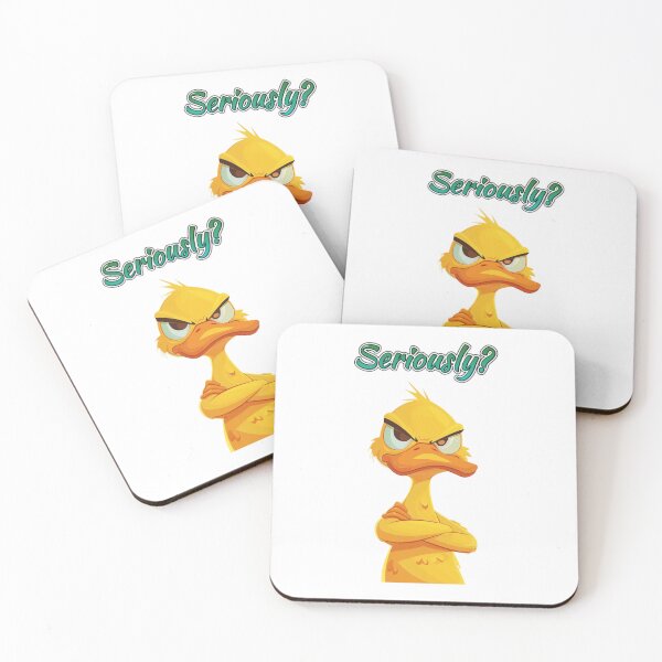 Item preview, Sassy Duck Reactions – Seriously?  -  Sarcastic Duck Sticker designed and sold by MiraLumeStudio.
