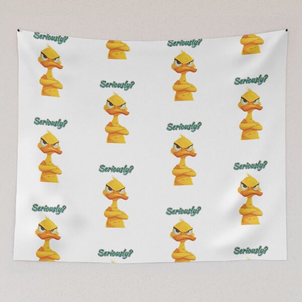 Item preview, Sassy Duck Reactions – Seriously?  -  Sarcastic Duck Sticker designed and sold by MiraLumeStudio.