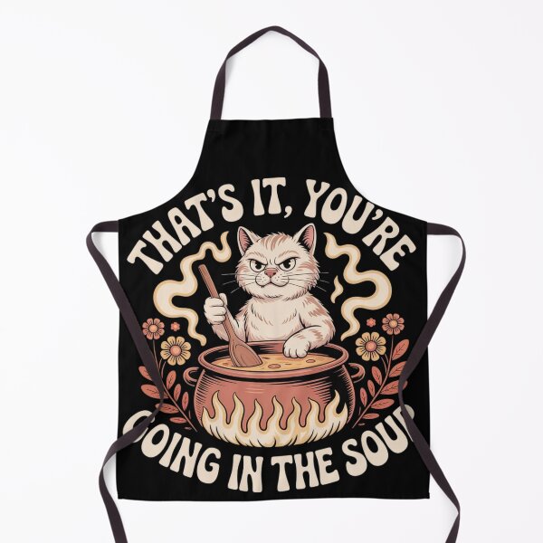 Item preview, That's It You're Going in The Soup Funny Cat Wizard Meme designed and sold by BLZART.