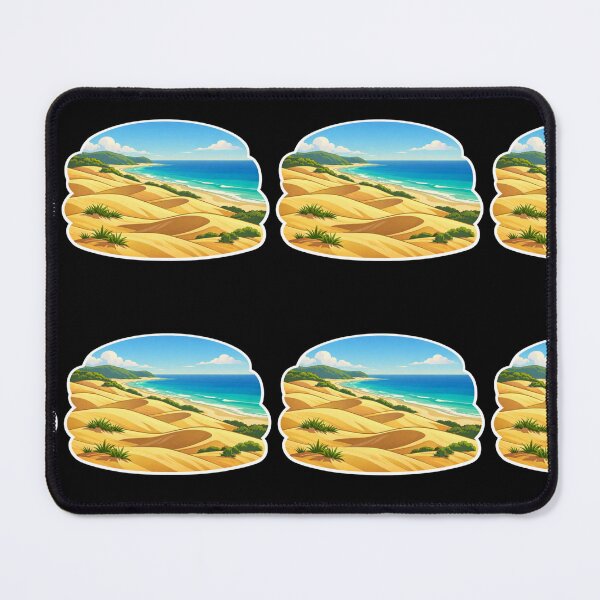 Item preview, Moreton Island Australian Sandy Ocean Landscape designed and sold by DamioPolArt.