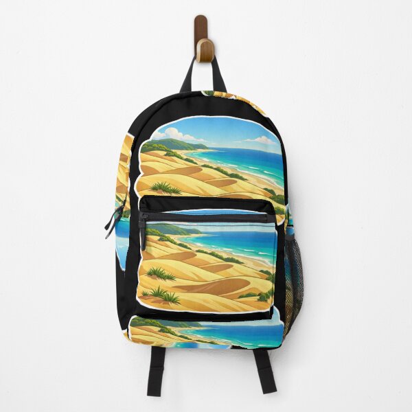 Item preview, Moreton Island Australian Sandy Ocean Landscape designed and sold by DamioPolArt.